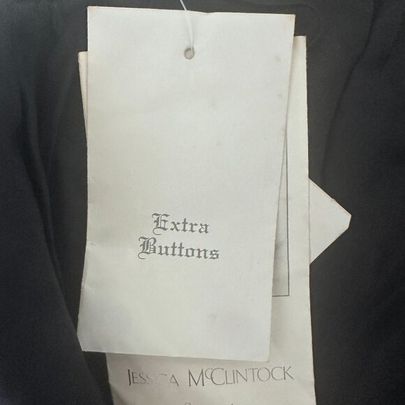 Jessica McClintock Vtg Black Sequin Mini Bodycon Party Cocktail Dress Size 8 NWT - Picture 10 of 14